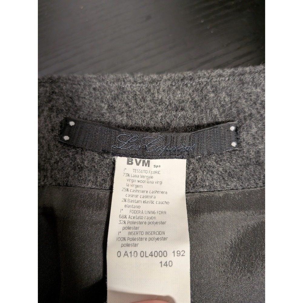 Les Copains Grey Virgin Wool Cashmere Blend Pencil Skirt Made in Italy Size 40 - Picture 10 of 14